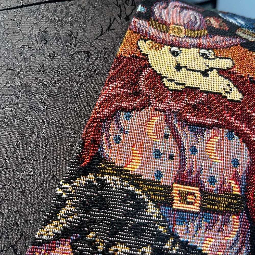 Paul Harris Designs Halloween With Tapestry Vest Vintage Made In USA Medium - Picture 7 of 10